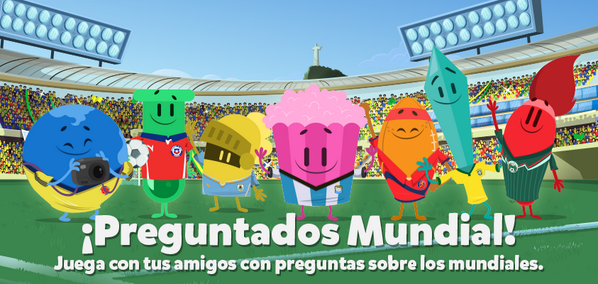 Mezcladitos's tweet photo. ¿Te gusta el Mundial?¿Ganas de desafiar en grupo a todos tus amigos? #MundialBrasil2014 @Preguntados_app http://t.co/xM4WfBJKY3