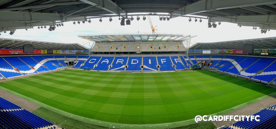 Ninian Stand at the Cardiff City Stadium Stock Photo - Alamy