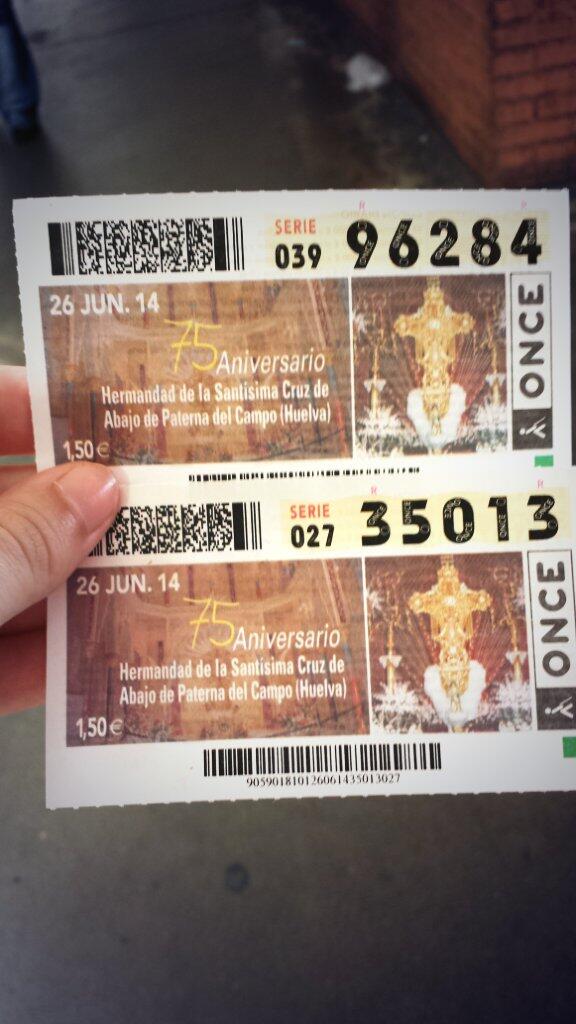 RocioRociovr87's tweet photo. Q orgullo poder decir q la @CruzAbajoPater  esta noche repartirá suerte por toda España. http://t.co/3wsTe2gdaM
