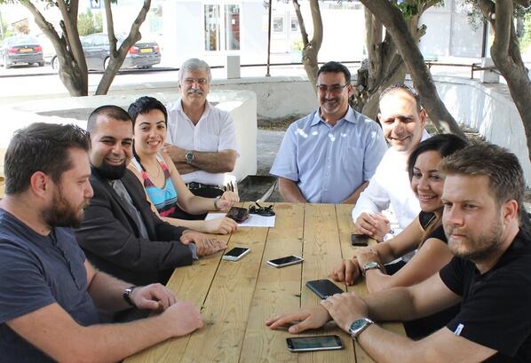 TDP Belediye Başkan adayı Sn.<a href="/mharmanci/">Mehmet Harmanci</a>'yla görüşüp, Lefkoşa Bildirgemizi paylaştık @gkibrit <a href="/hosadri/">HosSein SAdri</a>