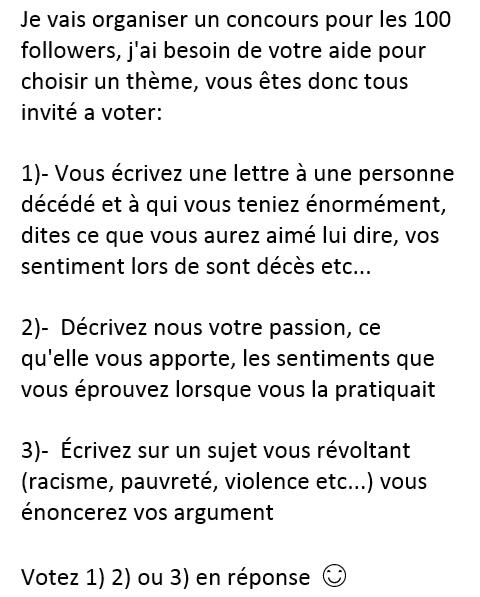 AliceTexte's tweet image. #RT et surtout votez !