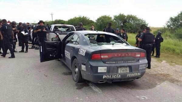 Ataca grupo armado a policía federal en Reynosa; habría un muerto BrEc0cjCUAAwHrs
