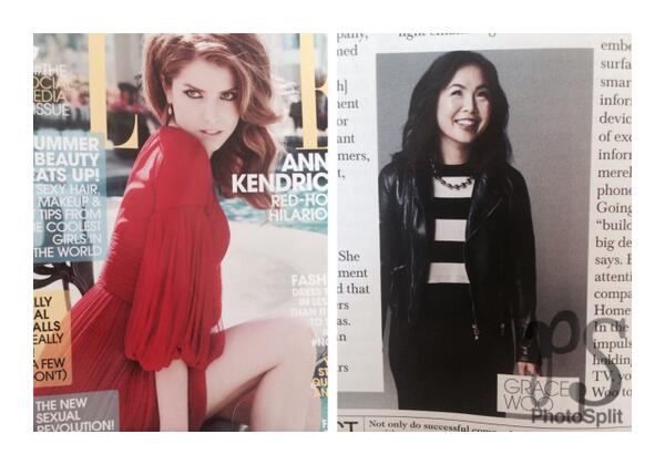 Grace Woo founder of Pixels.10 rocking our Megan Necklace in Silver. July issue of <a href="/ELLEmagazine/">ELLE Magazine (US)</a> on stands now!