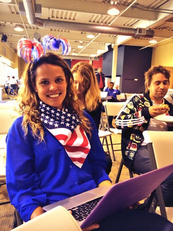MarisaHudlin's tweet image. @jujupfigueiredo holding it down for the USA. #WorldCup2014 #USAvsGermany @nestGSV
