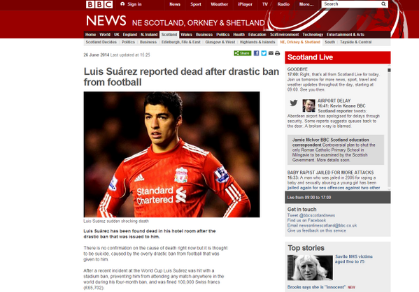 Phartonium's tweet photo. #RIPSuarez http://t.co/pnNnBUWHrw