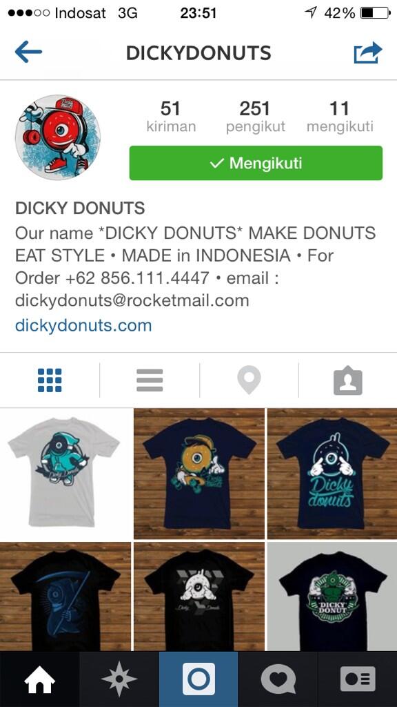 Lets Follow Our Instagram Account • "DICKYDONUTS"