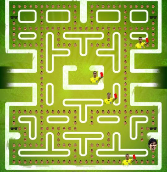 SomosLaTribuFM's tweet photo. RT @OscarSalguero: ¿Hey ya jugaron #Biteman? http://t.co/DPJ2ZUKnGo / Jajaja #PacMan Style *jugando* http://t.co/x54q6kFklN