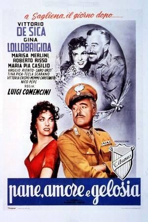 Gina Lollobrigida, Vittorio De Sica diretti da Luigi Comencini in #Paneamoreegelosia. 21:05 #Rai3