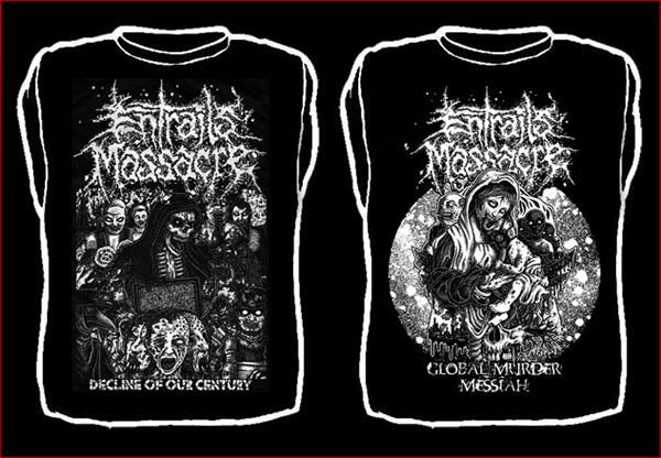 ENTRAILS MASSACRE, artwork by Jasper "infested art"