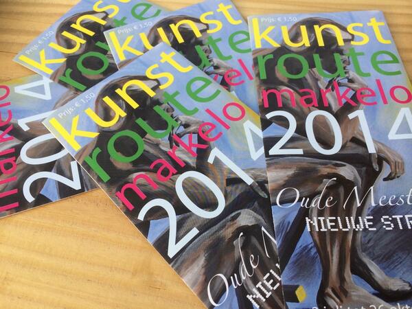 Kunststichting's tweet photo. Flyers zijn klaar, nu nog de route uitzetten, dan kunnen we 3 juli om 20.00 uur de route openen bij @HetBeaufort http://t.co/nCae0fEi1C