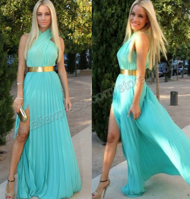 ModaLogil's tweet image. Elegante vestido turquesa. Tallas xs a xl. Mas infor. por MD.