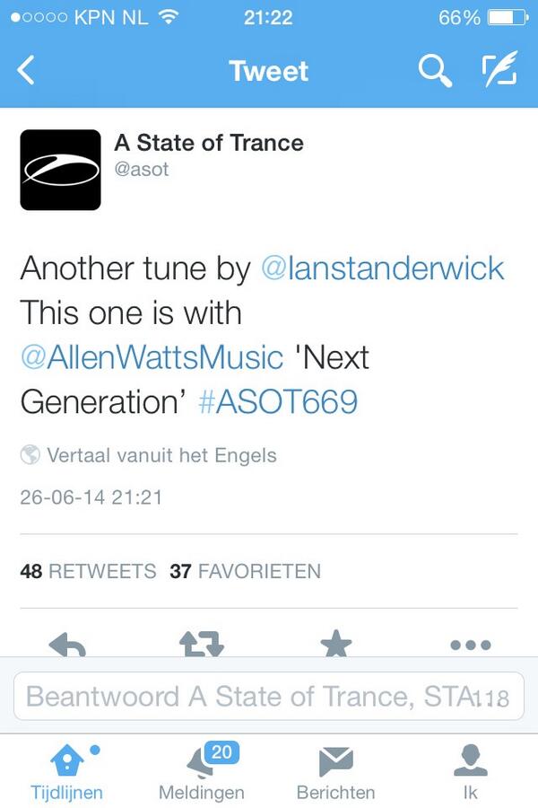 AllenWattsMusic's tweet image. Thank you @arminvanbuuren for The support On my collab with @Ianstanderwick ! #ASOT669