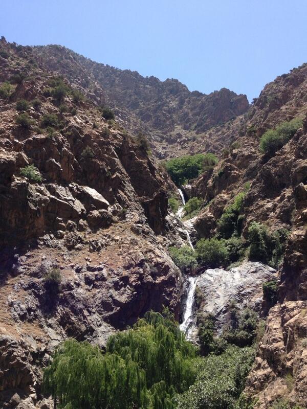 tompilk's tweet image. Some waterfall or other... #Ourika #PilksInAfrica