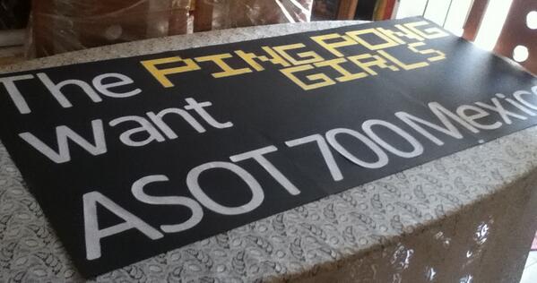PingPongGirls's tweet image. @arminvanbuuren  The @PingPongGirls Want #ASOT700MEXICO -#Asot669