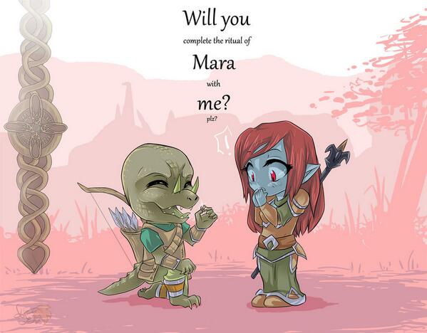 The Elder Scrolls Online on X: Will You Mara Me? - Courtesy of