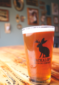 EdleysEast's tweet photo. What is your favorite @JackalopeBrew? Come try them all, we have 2-4-1 on Jackalope beer! #NashCBW http://t.co/jeFNOZ2tld