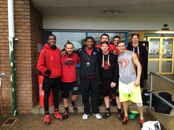 cardiffcobras's tweet photo. Great session with @CecilMartin1 today. Thanks for coming down! http://t.co/oDYyBd7YE7