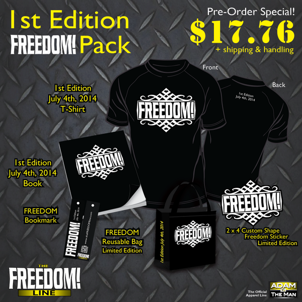 TheFREEDOMline's tweet photo. #FREEDOM lovers! I'd like to introduce the Official AVTM Apparel Line! Check it out the gear @ http://t.co/mtEG4us1xj http://t.co/FtcXfvXuGm