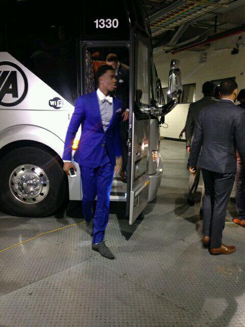 NBADraft's tweet photo. The #NBADraft prospects have arrived!  Draft starts at 7pm/et on ESPN http://t.co/t0IjLxRSy1