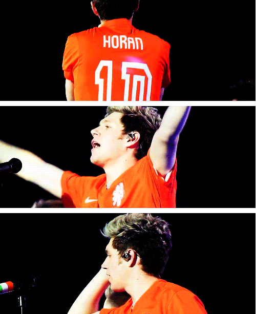 Niall_Updatess's tweet photo. HQ Niall on stage in Amsterdam (25/06) http://t.co/PX9LayjOXq