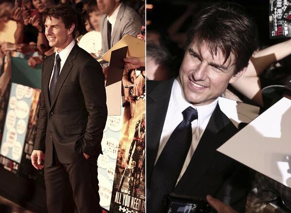 ワーナー ブラザース ジャパン トム クルーズ日本降臨中 オール ユー ニード イズ キル で来日中のトム ファンから巻き起こった トムコール に笑顔で アリガトウ と サインや握手で丁寧に応えて回りました ナイスガイ過ぎィ 戦う