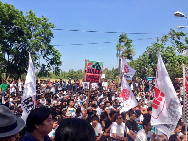 Semangat! #BaliTolakReklamasi #BatalkanPerpres51th2014