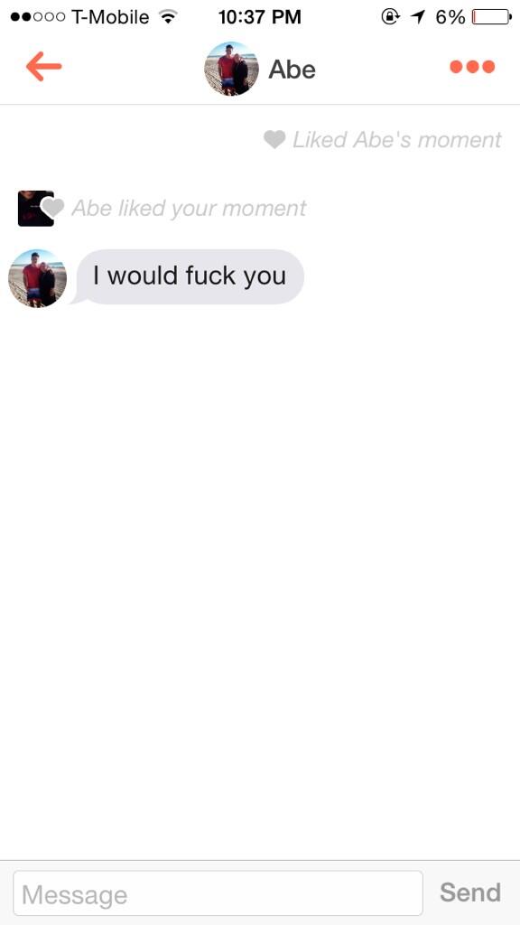 MyNamesKat's tweet photo. @TindrProbs nice conversation starter http://t.co/sB6yF2whcz