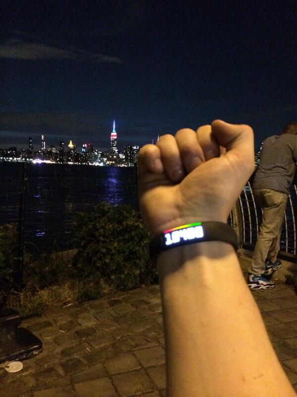 Finally it was 11 275 @NikeFuel #nyc #makeitcount #domore. Inspired by @CaseyNeistat