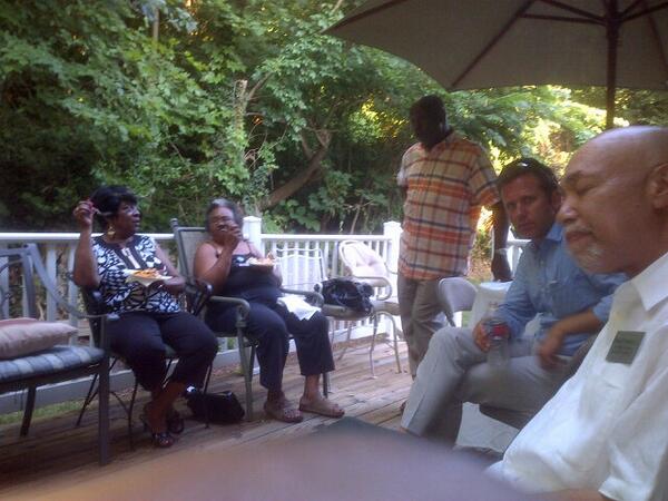pannellfor8ed's tweet photo. Welcoming fantastic supporters at the fundraiser for my campaign #jULY15VOTEPANNELL organized by Phinis Jones. Thanks http://t.co/Ks2wlGyCBi