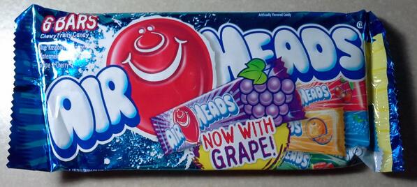 BarterYukk's tweet photo. Airheads 15rb/pcs, via pulsa 25rb! Rasa : grape, cherry, orange, raspeberry, watermelon, mystery flavor... http://t.co/PnRth2NQRT
