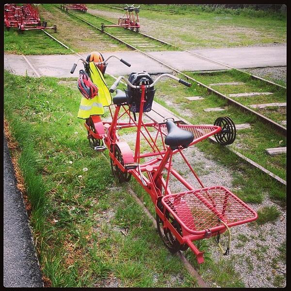 #dresin #flekkefjord #flekkefjordbanen #rail #jernbane #draisine #visitnorway by filip0ring