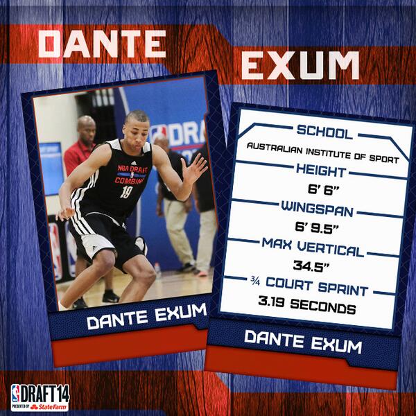 With the 5th overall pick in the 2014 #NBADraft, the @utahjazz select @daanteee!
