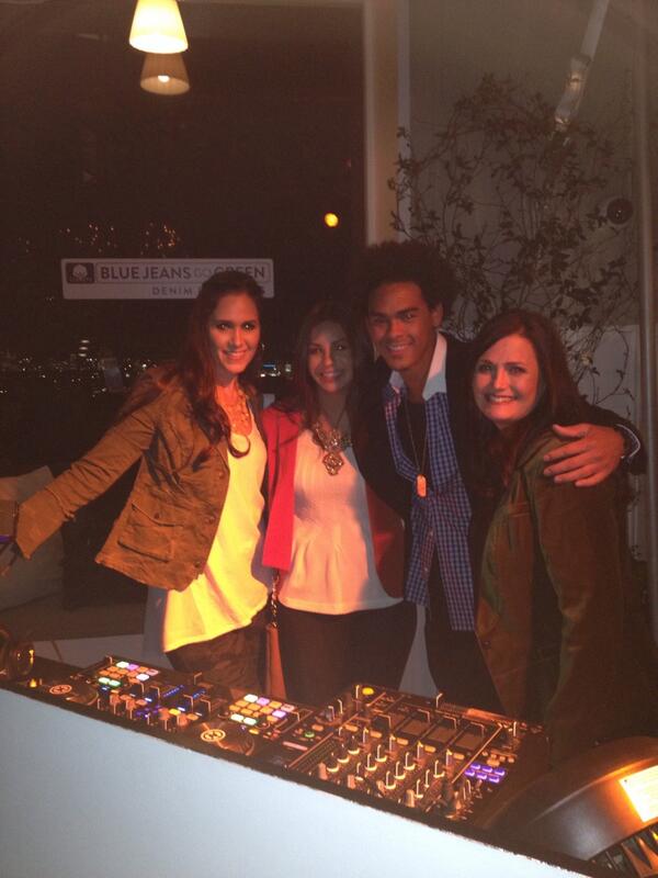 MarissaBarlin's tweet photo. #TBT with @treysmith0011 amazing set for the @CottonRecycles 1MM #Denim #Recycling Event @MondrianLA http://t.co/uLEdeRIMfT