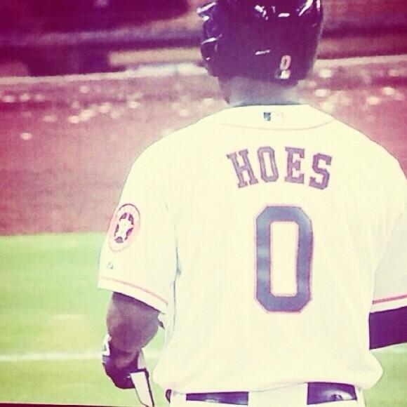 Houston Astros #0 L.J. Hoes Jersey Men's Stitched Logo High