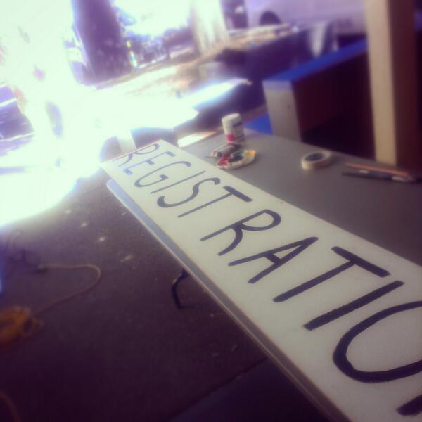 undergroundbris's tweet photo. Final touches being built for tonight's opening! #UGSpellingBee http://t.co/xPykE37SGC