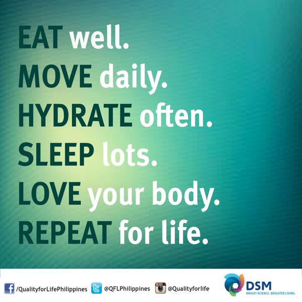 QFLPhilippines's tweet photo. #DSMinspires: Retweet and inspire your self and people around you! #tgif #RT #Pinoy #healthy #Philippines http://t.co/68jHDXUZ3i