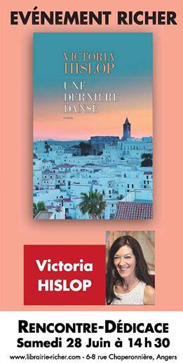 SarahRigaud's tweet photo. Dédicace de Victoria Hislop demain à 14h30 à Angers, à la librairie Richer! @VicHislop @LesEscales http://t.co/SFITtBhT3h