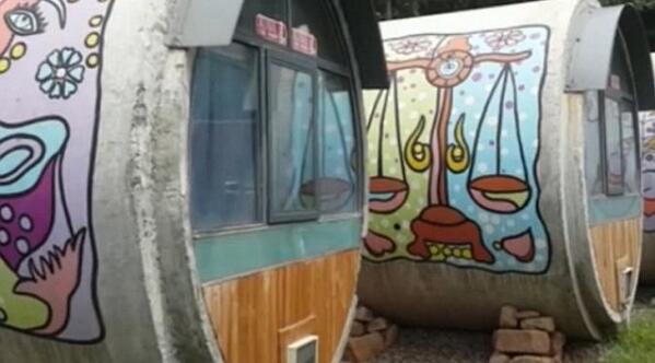 Tiongkok Bangun Hotel dari Pipa Saluran Air bit.ly/1vczpwp