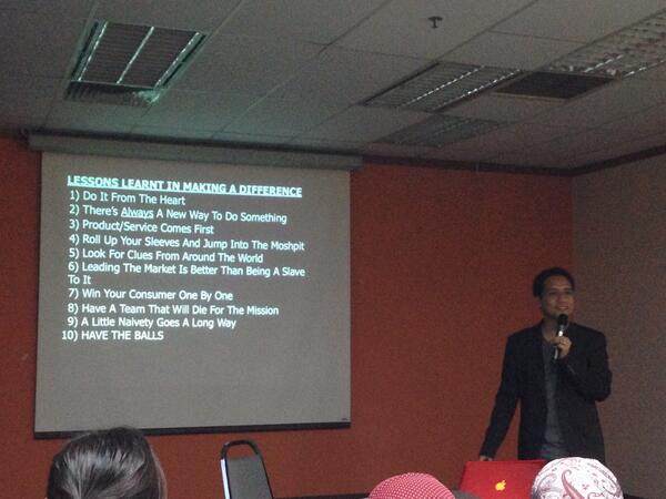 TalentCorpMsia's tweet image. This nicely sums up the 10 lessons fr @AhmadIzhamOmar in making a difference. Last line's the most important!