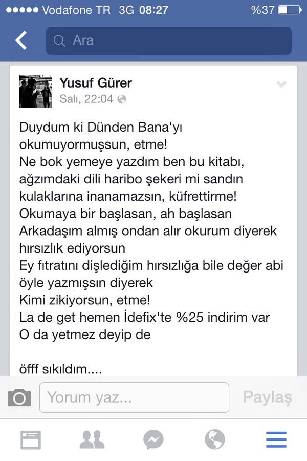 Çok doğru...

#dündenbana #sessizliğinanayasası #düzyazıyayınevi