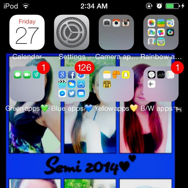 Feel inspired by the way I sort my apps.