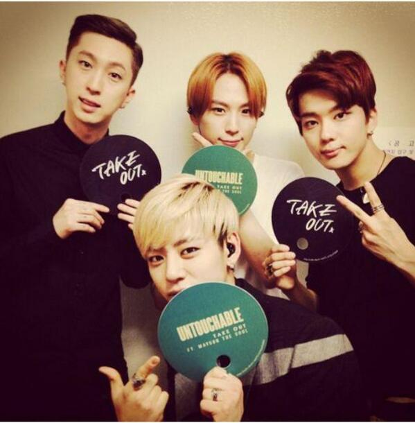 _BAPangels's tweet image. [IG] 140627 leepykim posted a photo ~ Himchan Daehyun Youngjae
Caption #BAP #Untouchable #Takeout Today Music Bank!!!
