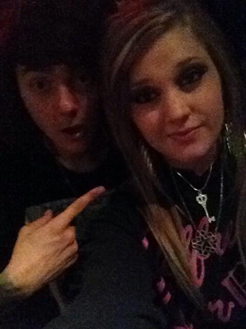 GrrAmy's tweet photo. @JCCharles8 from @RelapseSymphony and I. You're sweet I loved talking to you! Cant wait to see u next time Seattle WA http://t.co/R6FzWsjOf5