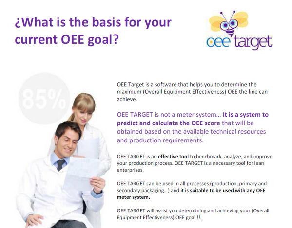 OEETarget's tweet photo. ¿What is the basis for your current #OEE goal? #OEETarget #lean http://t.co/KAOtdYU3Si