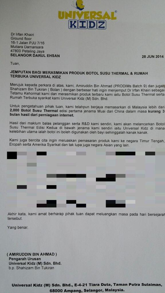 Contoh Surat Jemputan Tetamu Khas KUMPULAN KATA KATA BIJAK HARI INI