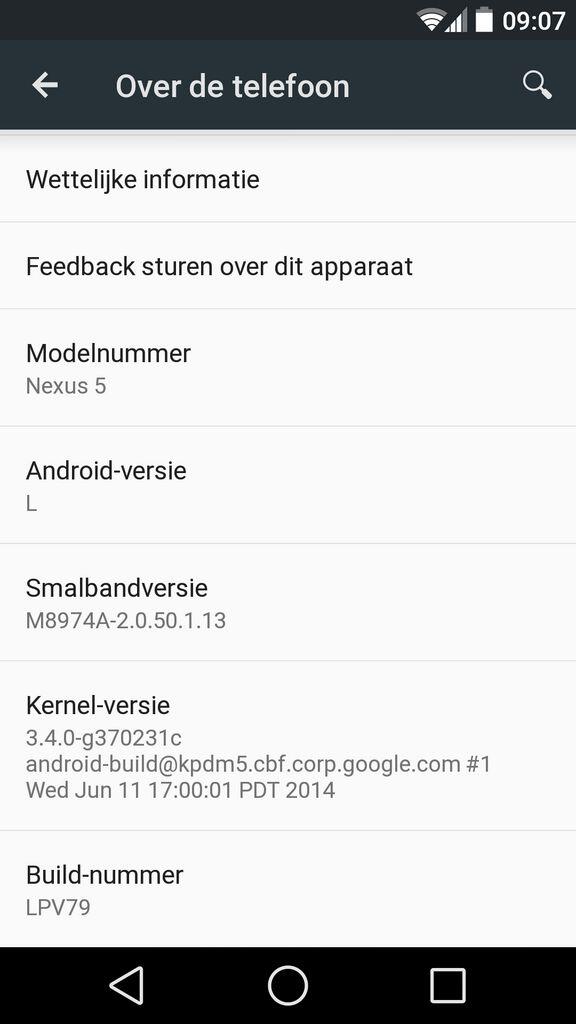 MarkWalravens's tweet image. Gewoon, omdat het kan: #Nexus5 #AndroidLpreview via #MultiROM :)