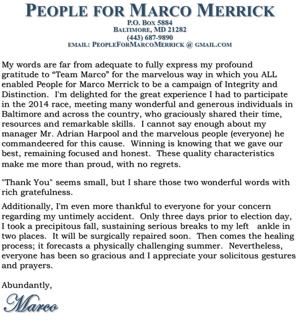 Marco_Merrick's tweet image. Please Read:
A Few Words Of Thanks...
