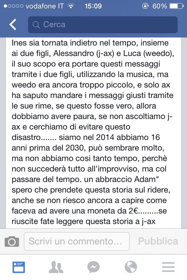YleniaAx's tweet photo. @jaxofficial ADAM KADMON ha una sua teoria su di te! VIENI DAL FUTURO ZIO! 😂 TI PREGO LEGGILA! 😱 http://t.co/fBktkeNNzQ