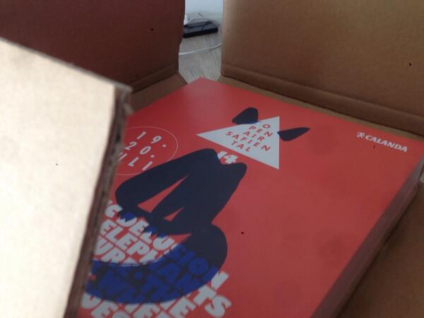 Plakate fürs #Openair #Safiental 2014 endlich eingetroffen - Finde den Fuchs jetzt in ganz #Graubünden