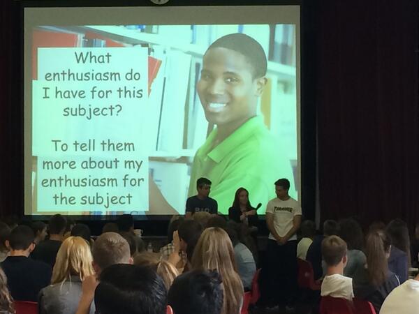 Salesian6thForm's tweet photo. An excellent start to post 18 options day! http://t.co/XtKwAtd9BN
